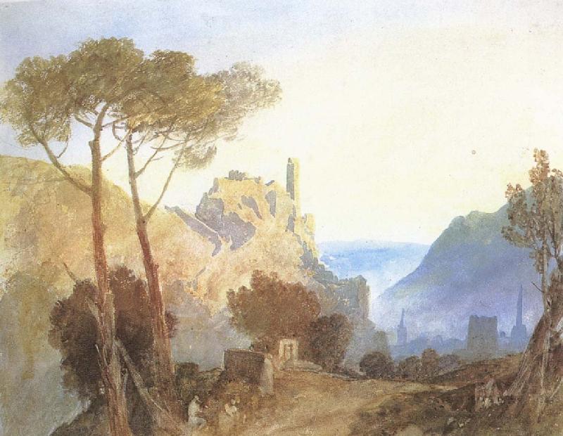 Joseph Mallord William Turner Ruin castle France oil painting art